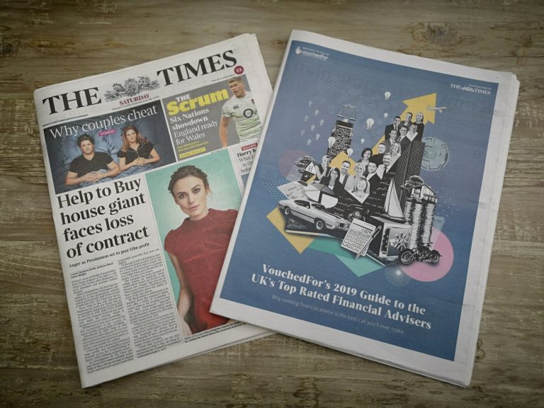 Named as one of the UK’s Top Rated Financial Advisers